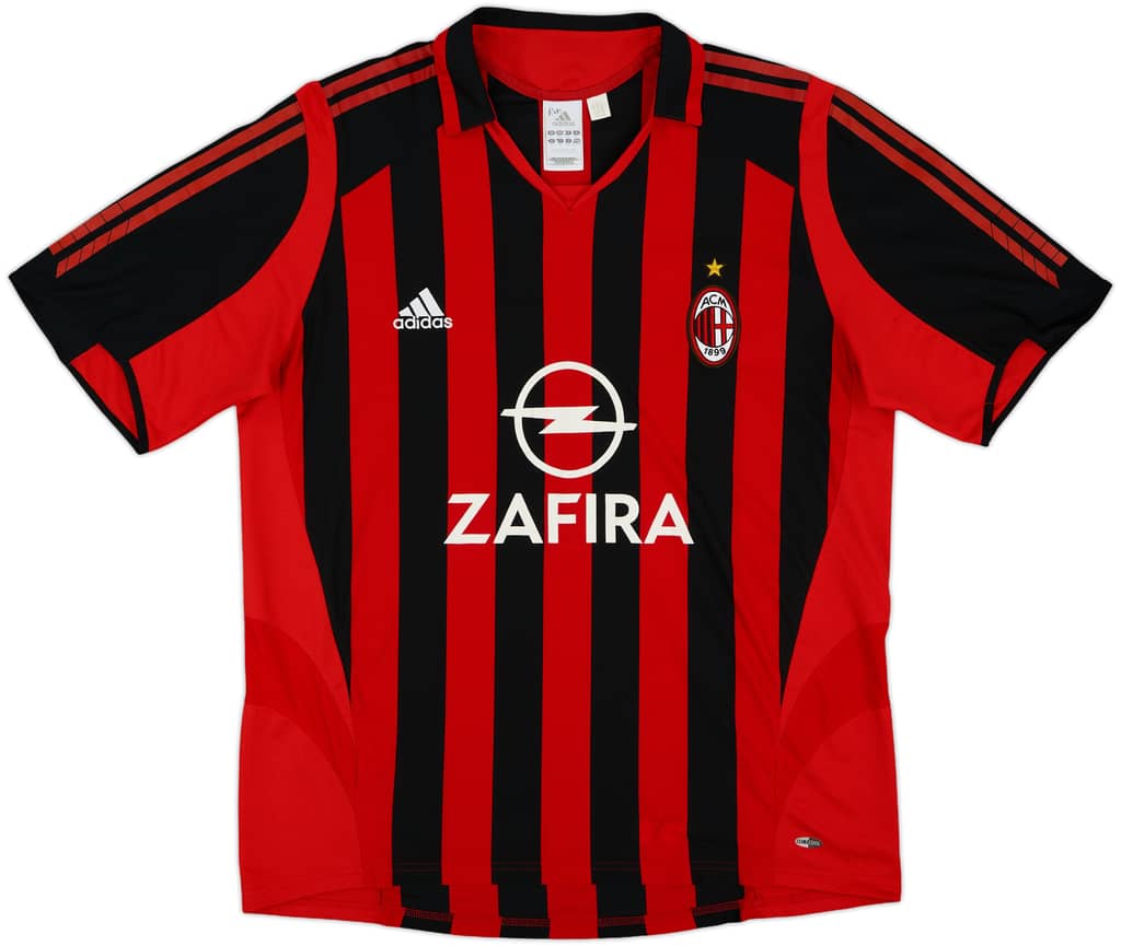 2005-06 AC Milan Home Shirt - 9/10 - (XL)