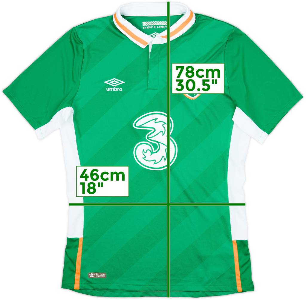 2016-17 Ireland Home Shirt - 9/10 - (M)