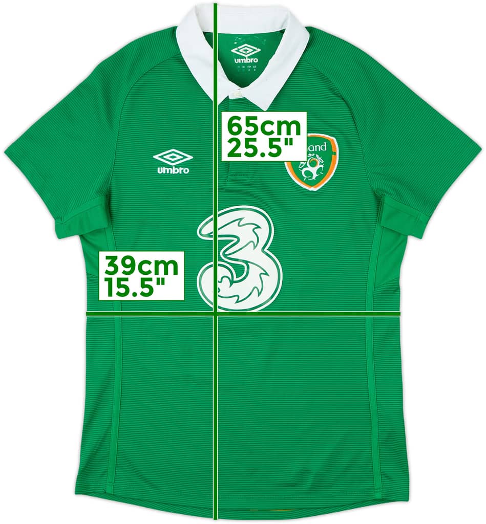 2014-16 Ireland Home Shirt - 8/10 - (S)