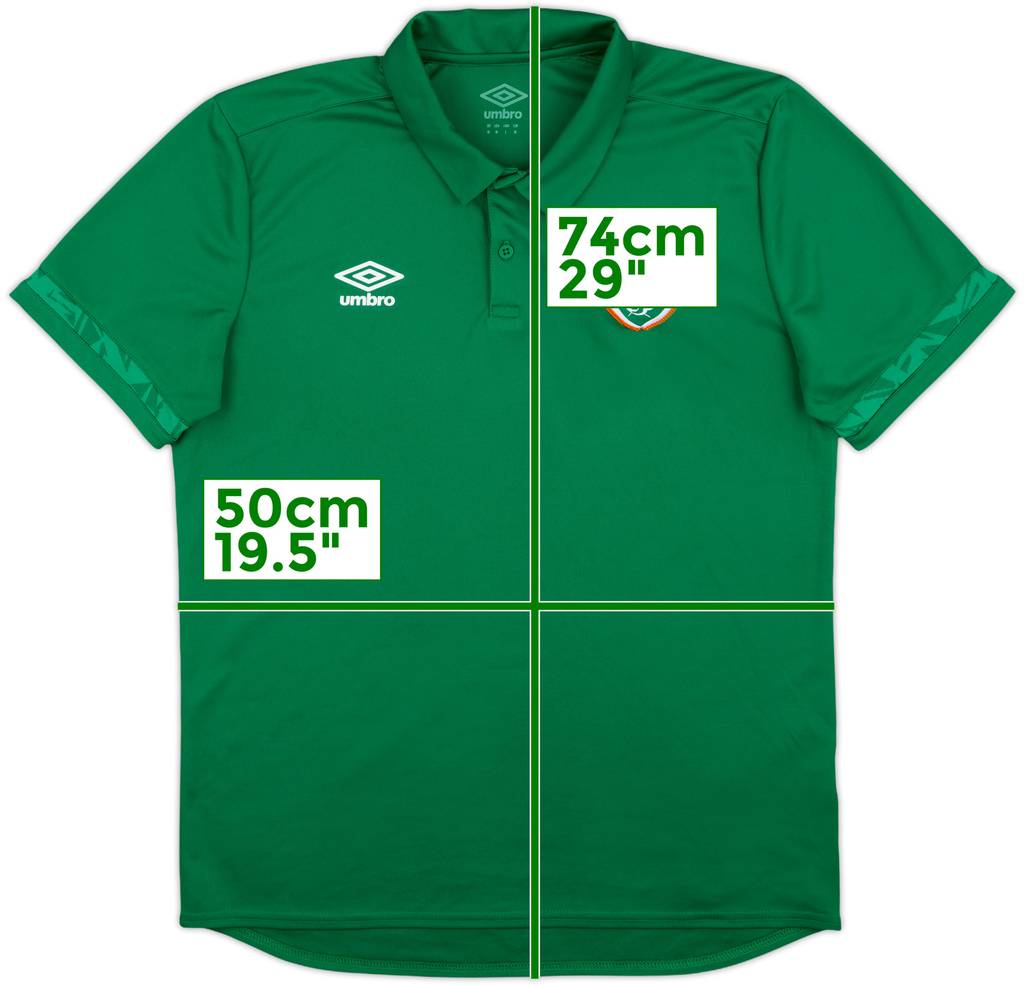 2016-17 Ireland Umbro Polo Shirt - 9/10 - (M)