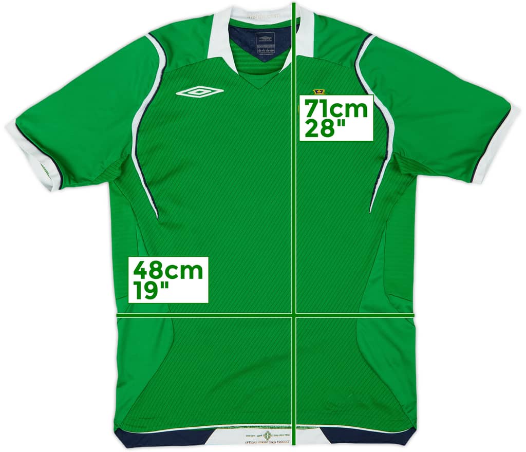 2008-10 Northern Ireland Home Shirt - 6/10 - (M)