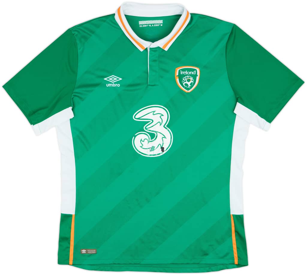 2016-17 Ireland Home Shirt - 4/10 - (XL)