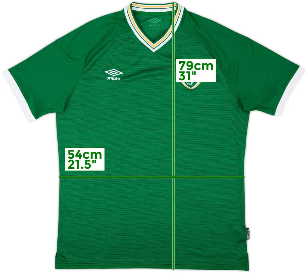 2021-22 Ireland Home Shirt - 9/10 - (XL)