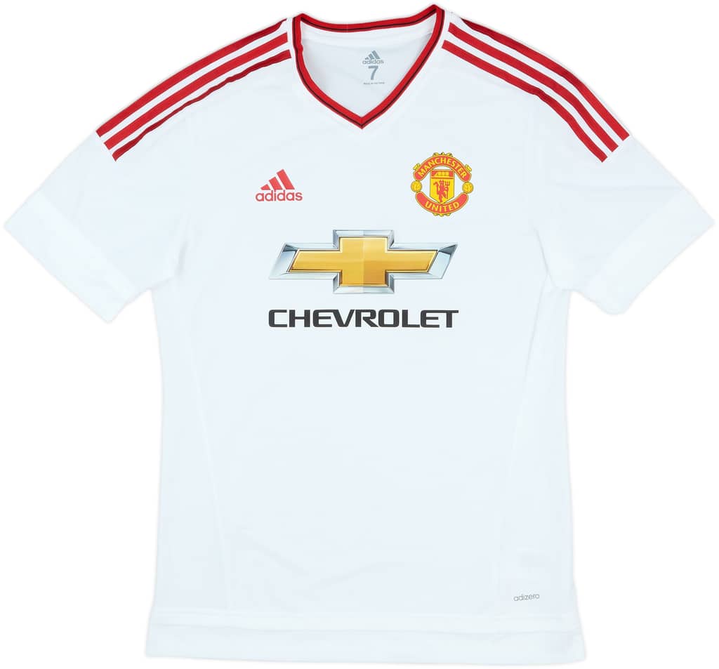 2015-16 Manchester United Match Issue Away Shirt #10