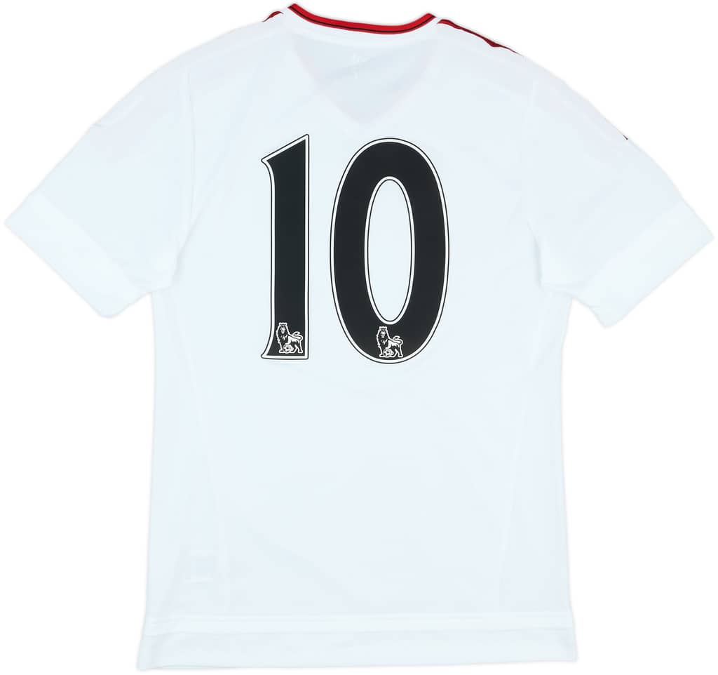 2015-16 Manchester United Match Issue Away Shirt #10