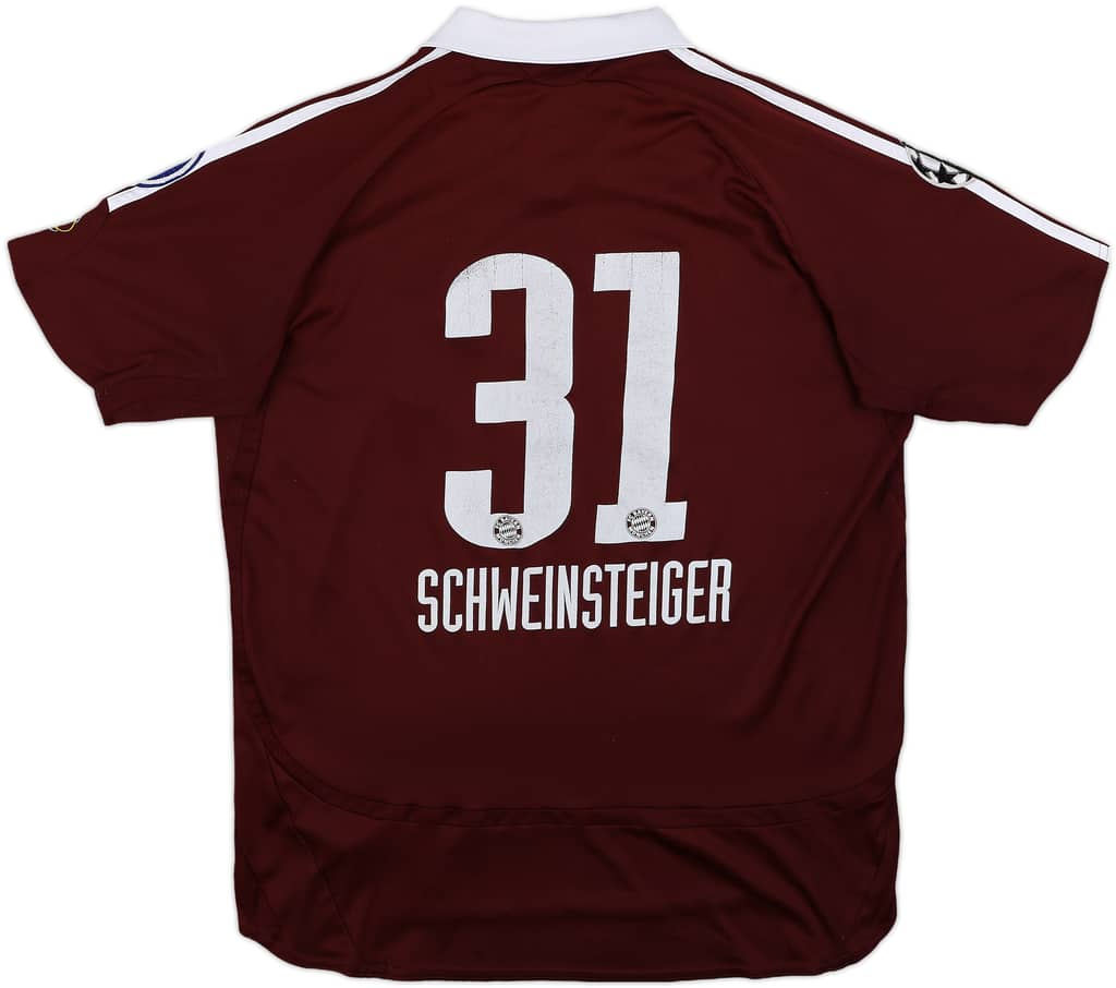 2006-07 Bayern Munich CL Shirt Schweinsteiger #31 - 6/10 - (M)