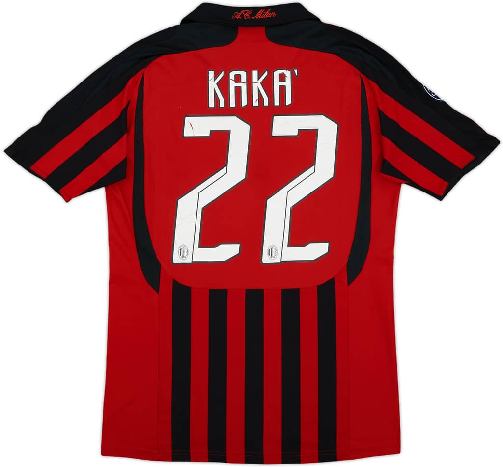 2007-08 AC Milan Home Shirt Kaka #22 - 5/10 - (S)