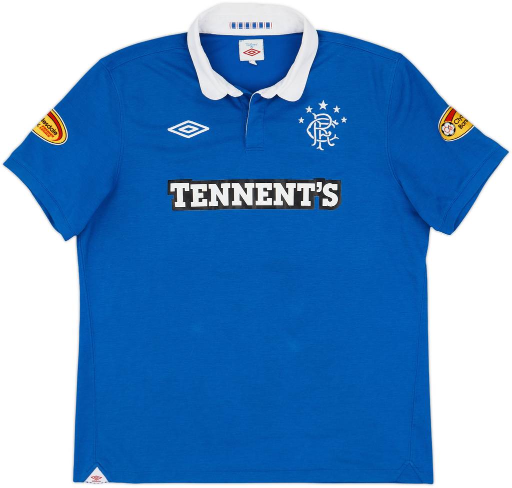 2010-11 Rangers Home Shirt Nasmith #14 - 7/10 - (L)