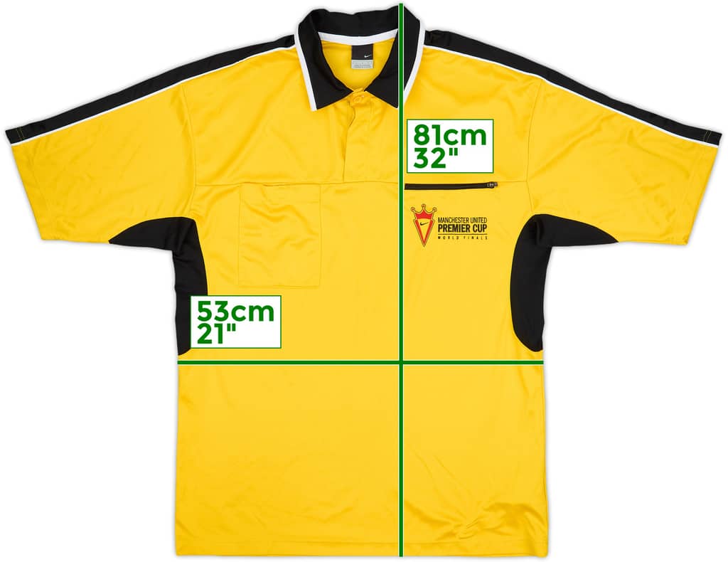 2005-06 Nike Machester United Premier Cup Referee Shirt - 8/10 - (L)