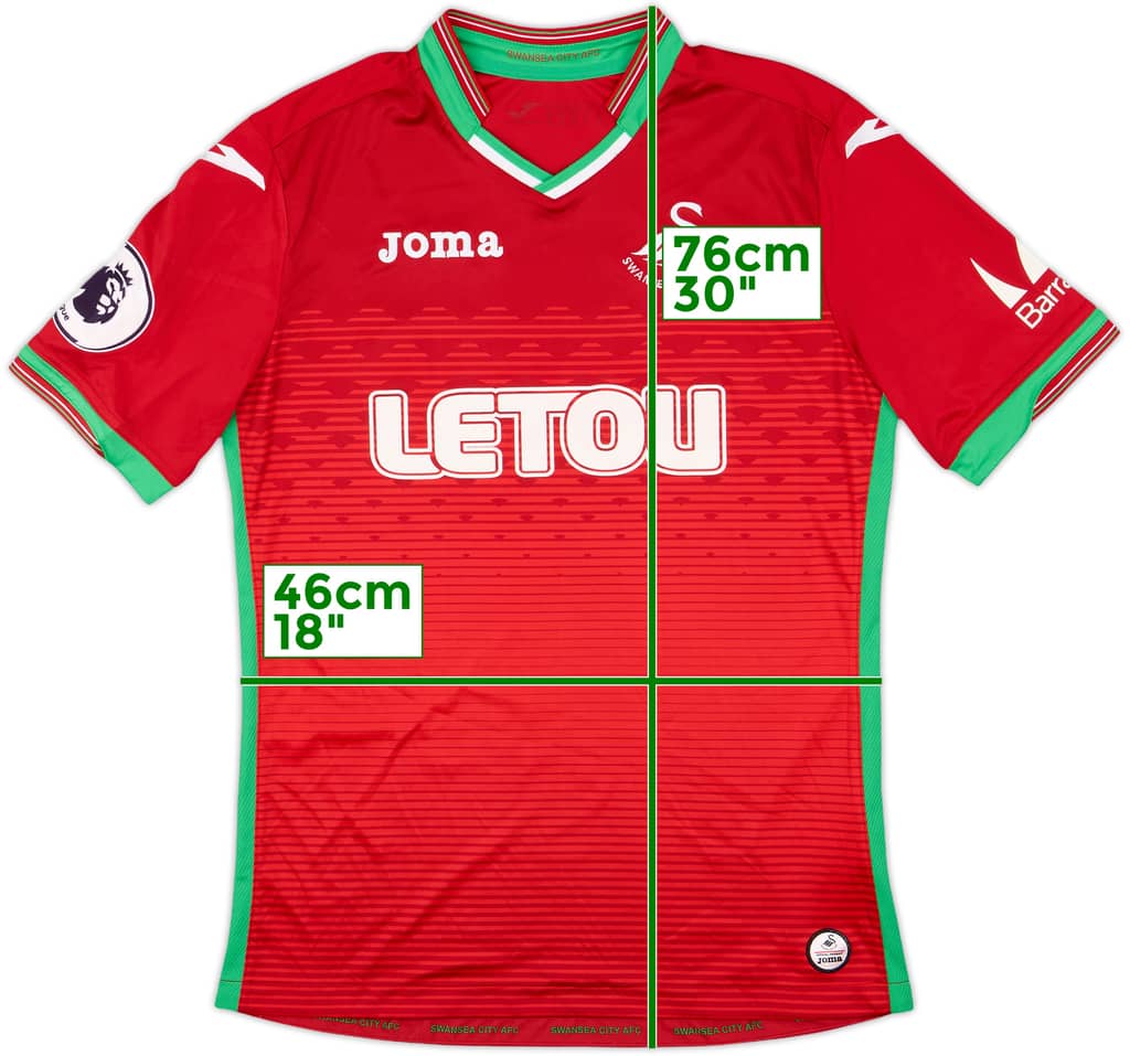 2017-18 Swansea Away Shirt - 8/10 - (M)