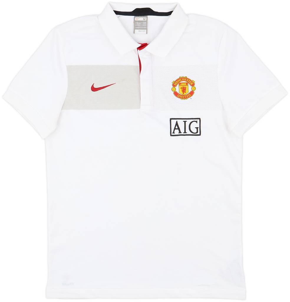 2009-10 Manchester United Nike Polo Shirt - 7/10 - (M)