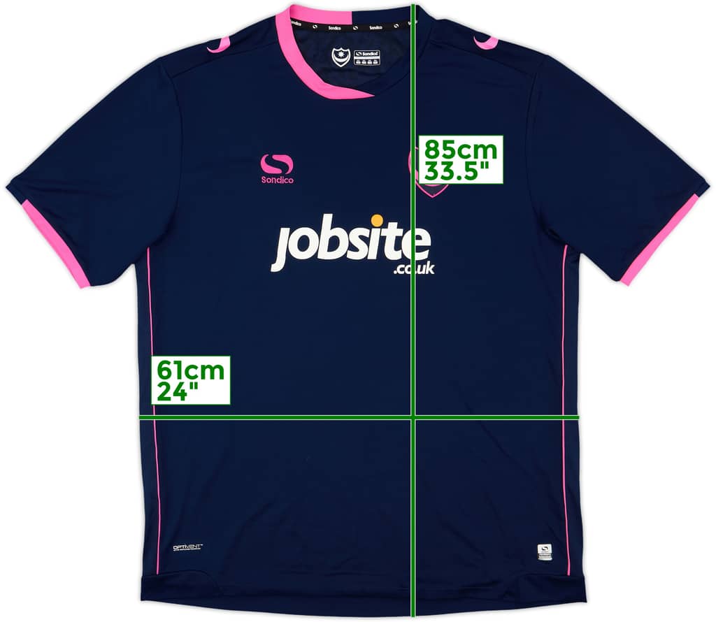 2017-18 Portsmouth Third Shirt - 10/10 - (XXL)