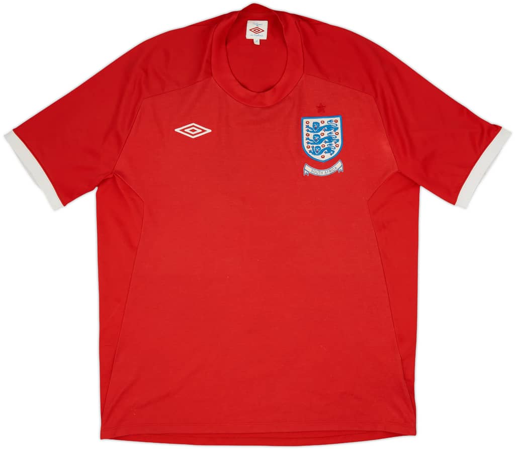 2010-11 England 'South Africa' Away Shirt - 6/10 - (XL)