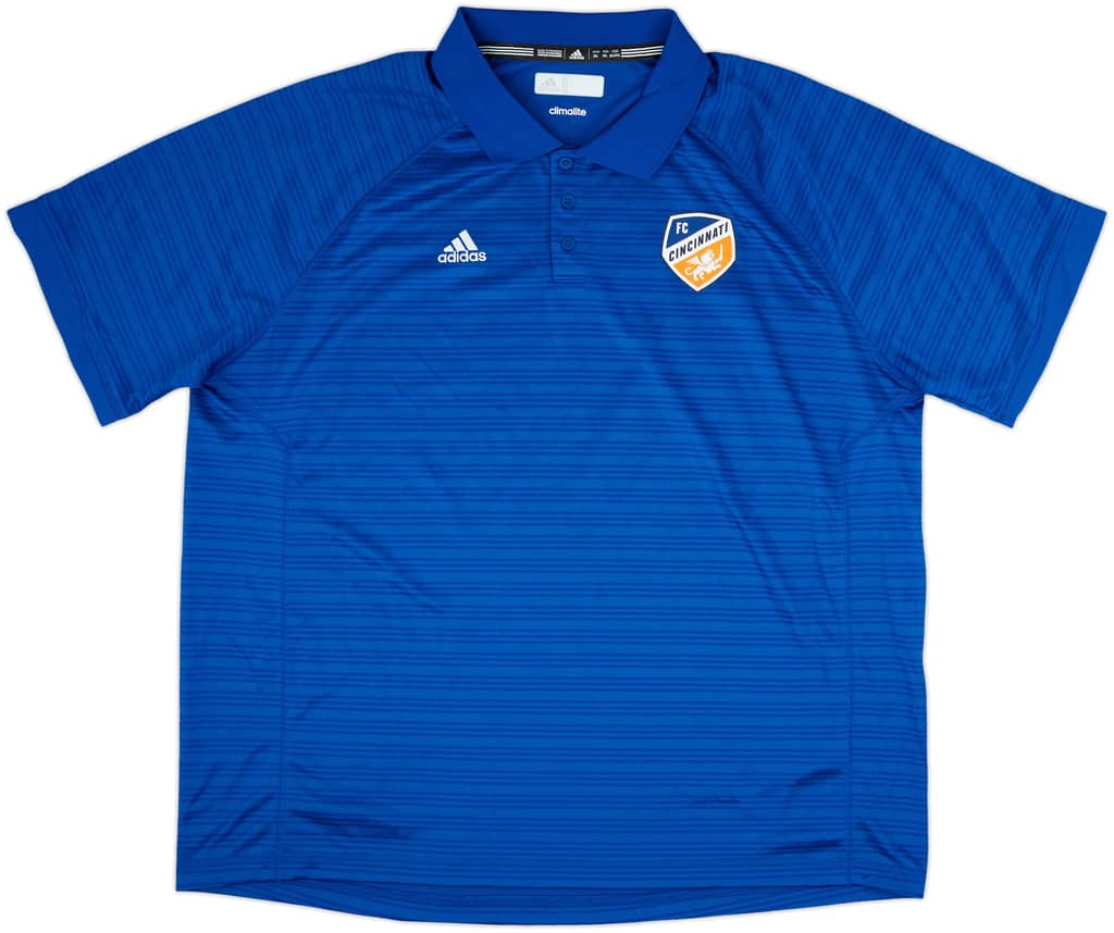 2018 FC Cincinnati adidas Polo Shirt - 10/10 - (XXL)