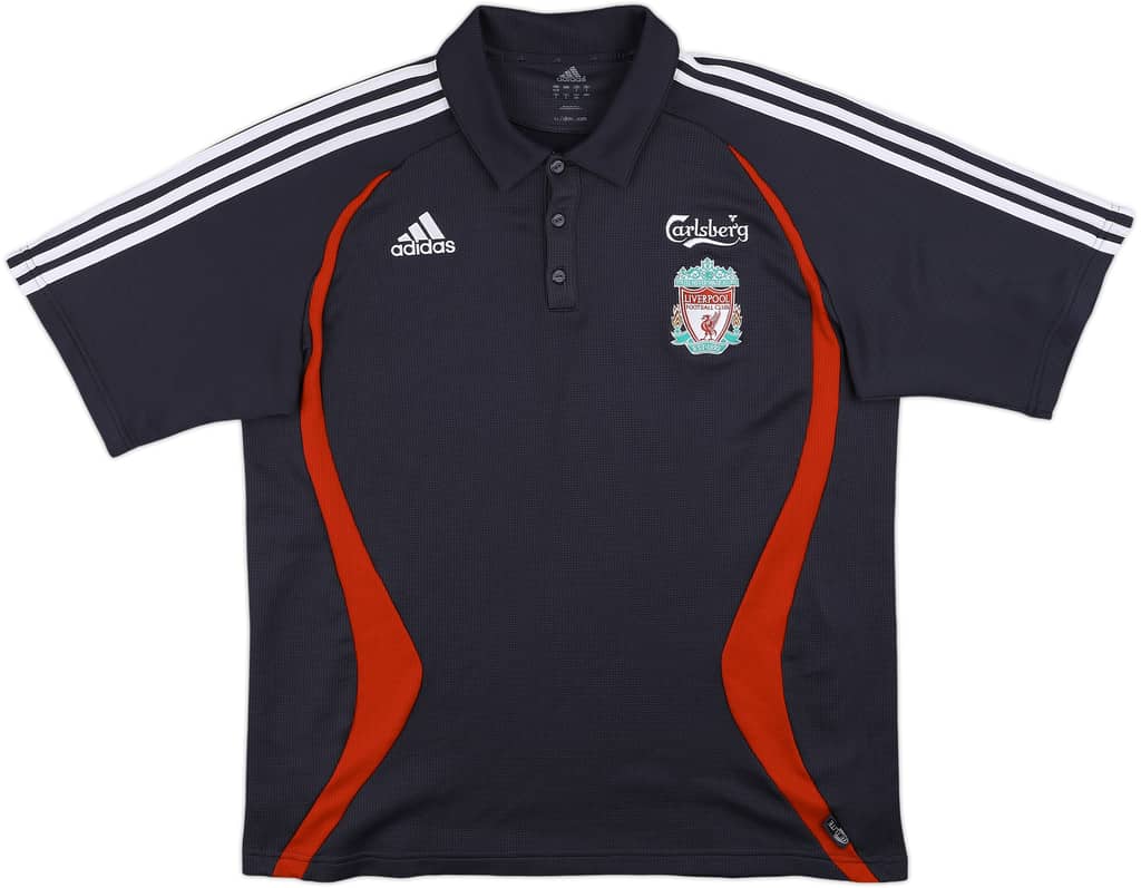 2006-07 Liverpool adidas Polo Shirt - 8/10 - (XL)