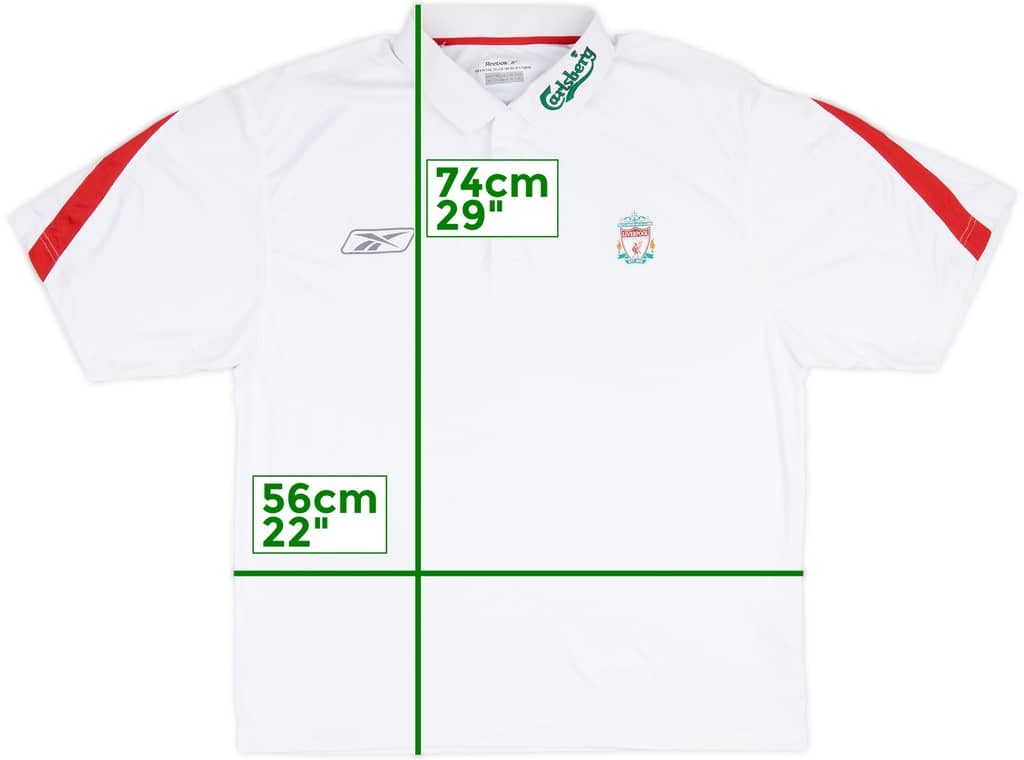 2003-04 Liverpool Reebok Polo Shirt - 6/10 - (XL)