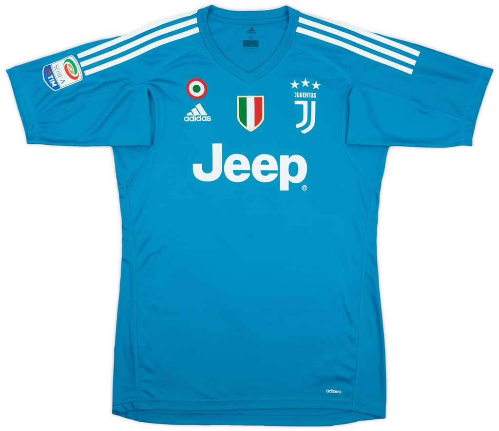 2017-18 Juventus GK S/S Shirt Buffon #1 - 10/10 - (M)