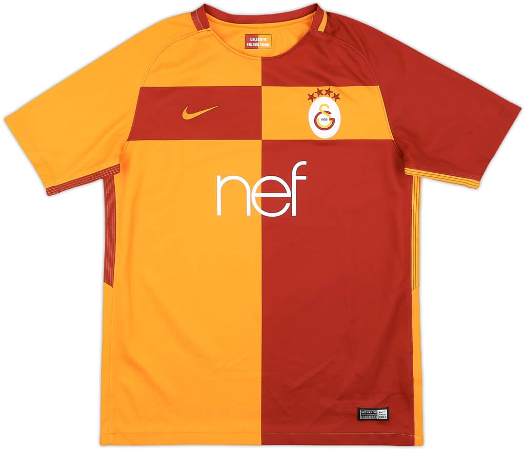 2017-18 Galatasaray Home Shirt - 10/10 - (XL.Boys)
