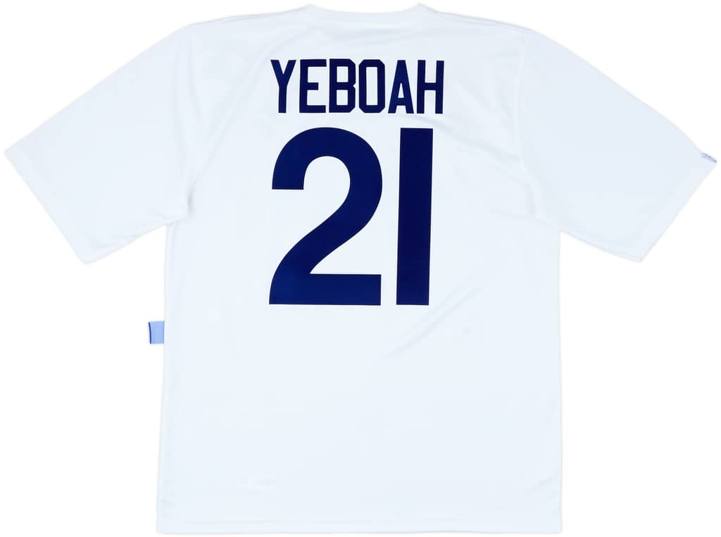 1995-96 Leeds United Home Shirt Yeboah #21 - 8/10 - (L)