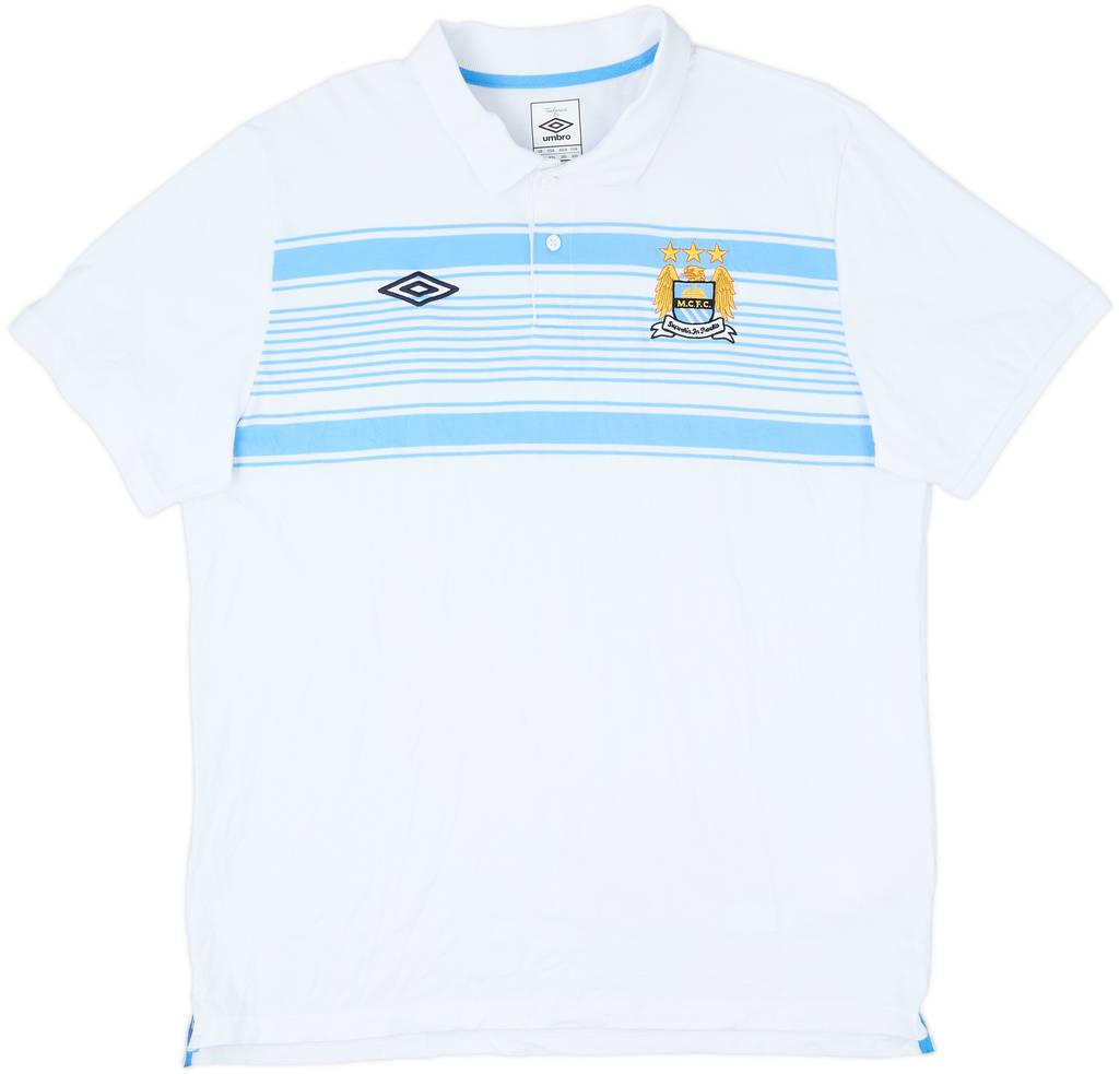 2010-11 Manchester City Umbro Polo Shirt - 8/10 - (XXL)