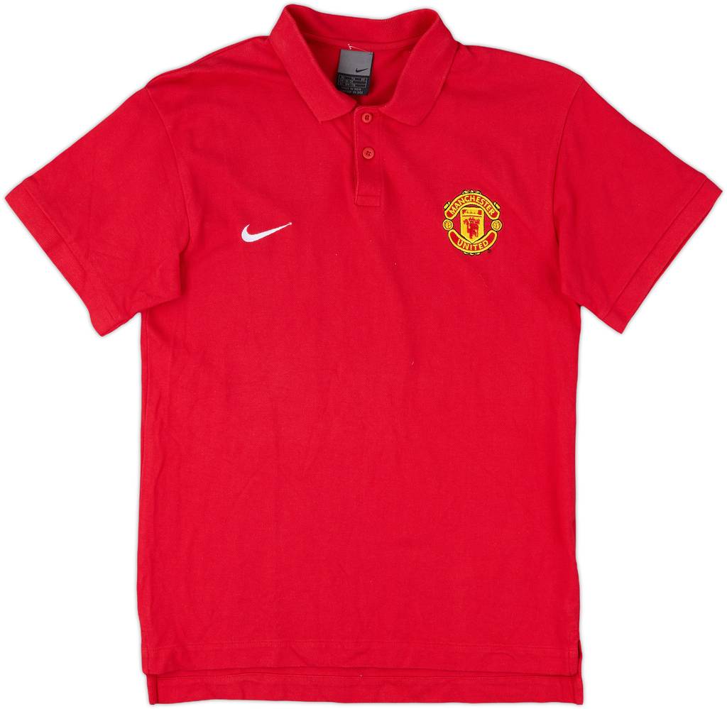 2007-08 Manchester United Nike Polo Shirt - 7/10 - (XL.Boys)