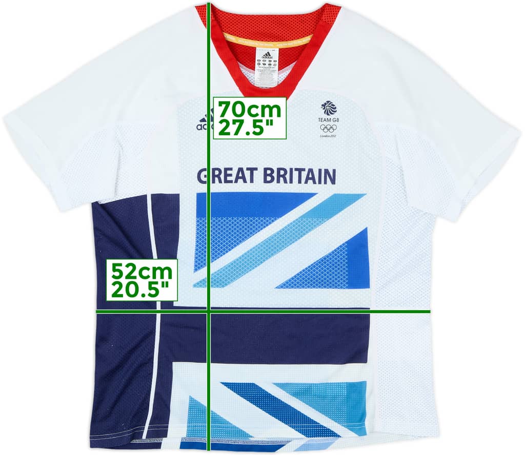 2012 Team GB Olympic adidas Training Shirt - 6/10 - (L/XL)