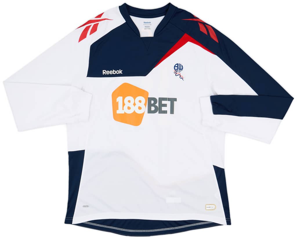 2011-12 Bolton Home L/S Shirt Reo-Coker #19 - 9/10 - (XXL)