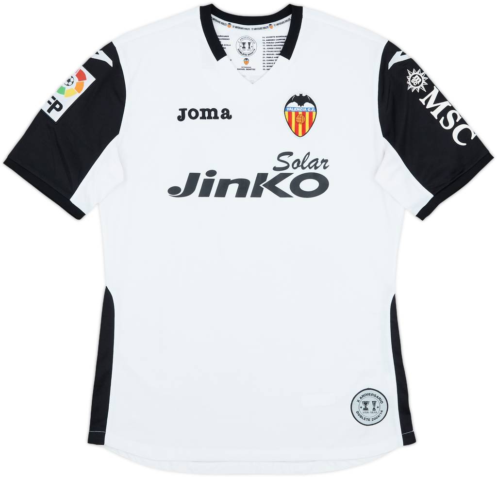 2013-14 Valencia Home 'Aniversario Dobelete 2004' Special Home Shirt - 8/10 - (M)