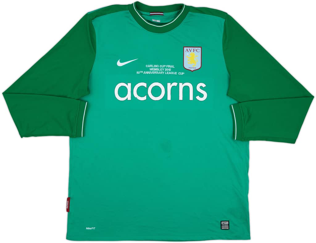 2009-10 Aston Villa 'Carling Cup Final' GK Shirt - 5/10 - (XL)