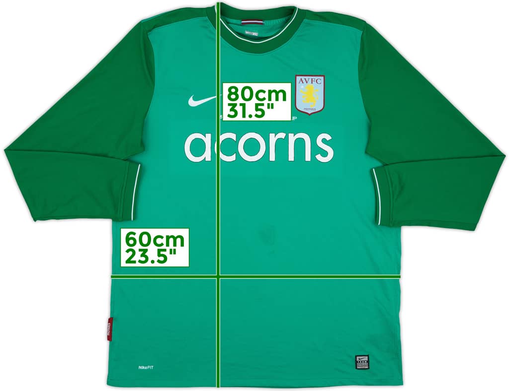 2009-10 Aston Villa 'Carling Cup Final' GK Shirt - 5/10 - (XL)