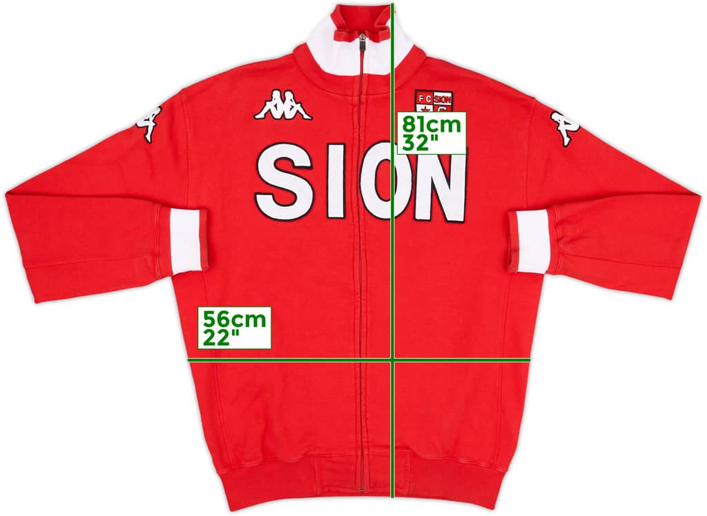 2008-09 FC Sion Kappa Track Jacket - 8/10 - (XL)