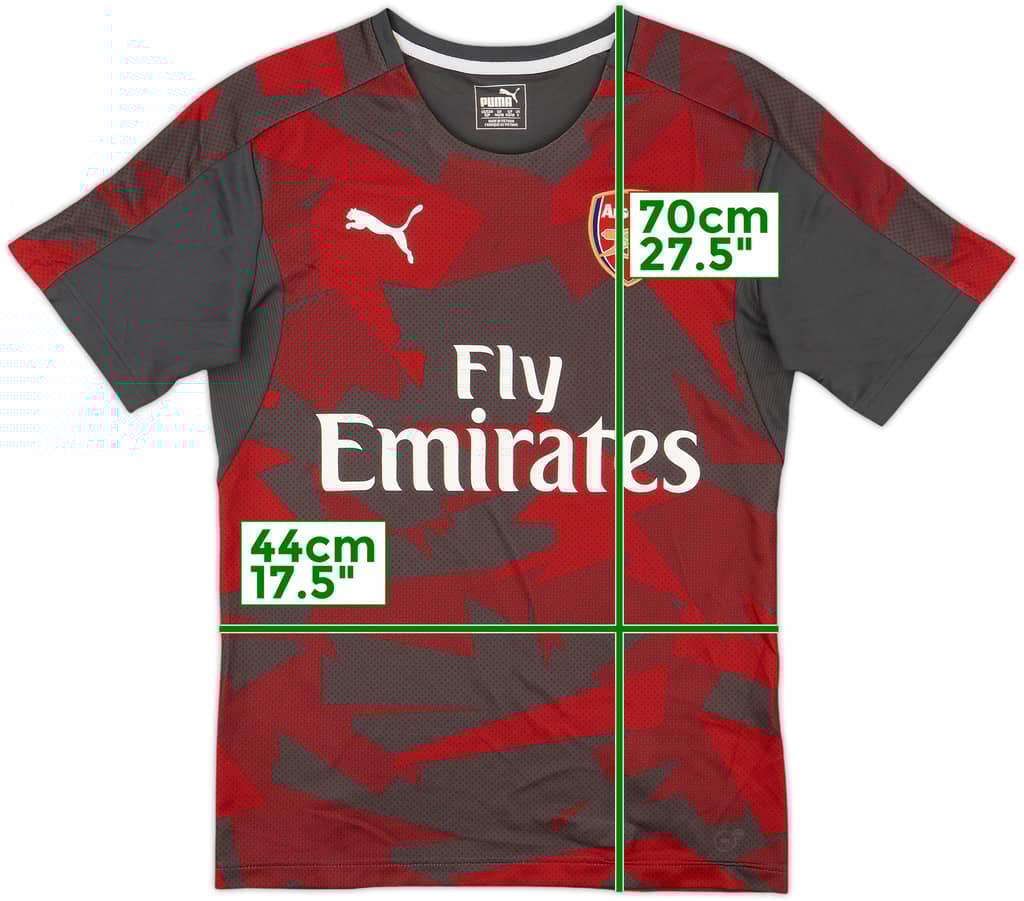 2017-18 Arsenal Puma Training Shirt - 8/10 - (S)