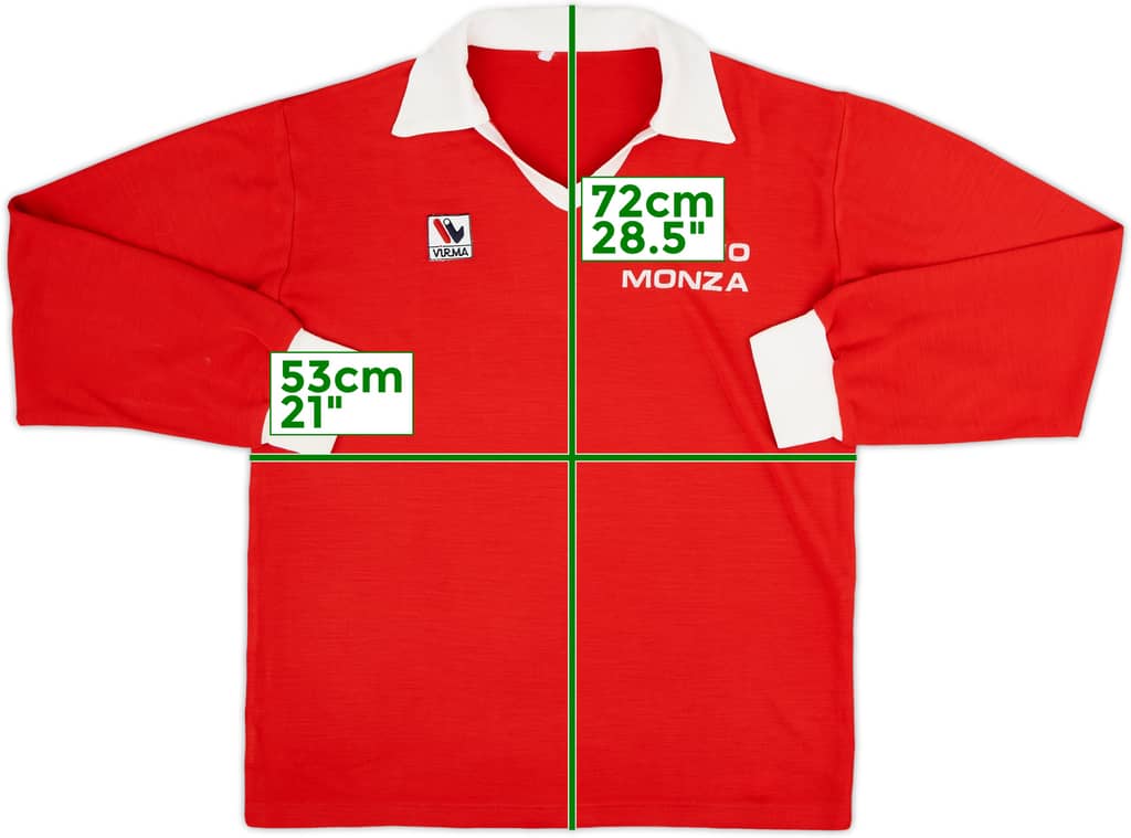 1989-90 Monza Home L/S Shirt - 9/10 - (L)