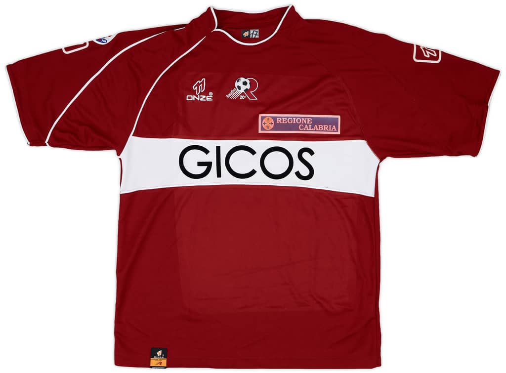 2005-06 Reggina Match Issue Home Shirt Modesto #23