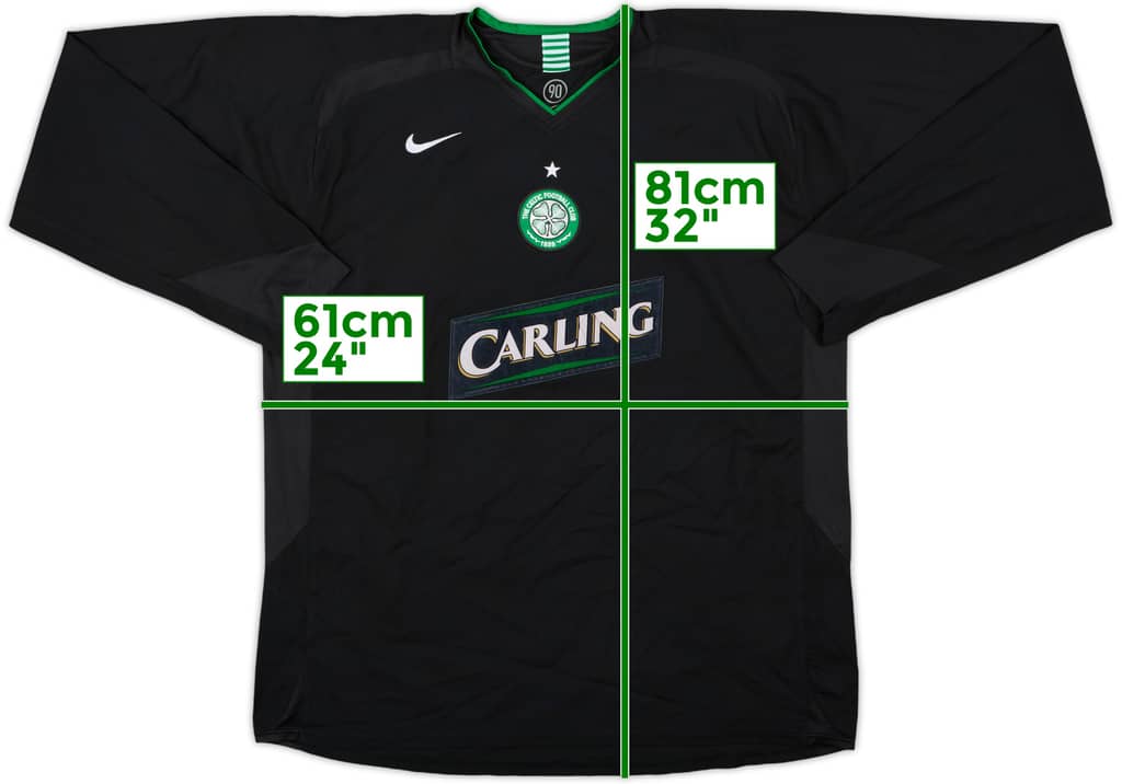 2005-07 Celtic Third L/S Shirt - 5/10 - (XXL)