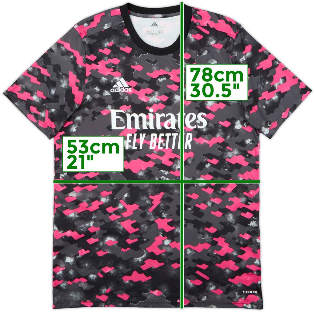 2021-22 Arsenal adidas Training Shirt - 9/10 - (L)