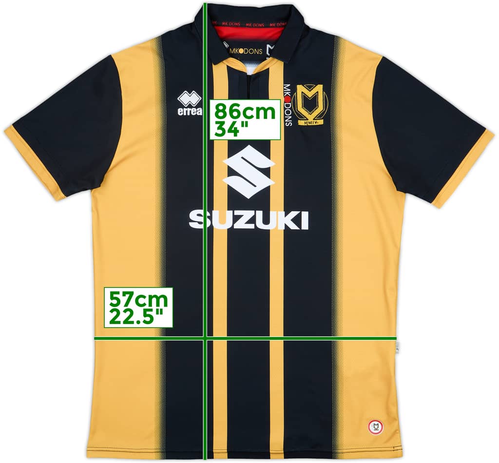 2018-19 MK Dons Third Shirt - 10/10 - (XXL)