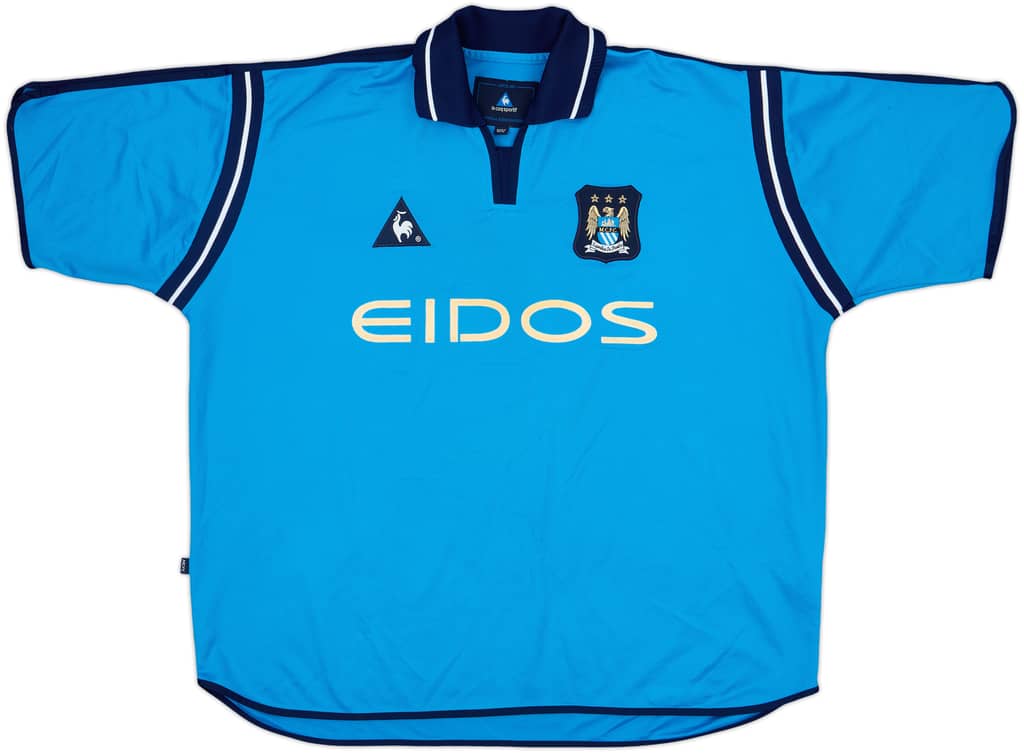 2001-02 Manchester City Home Shirt - 8/10 - (XXL)