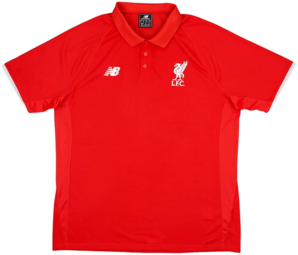 2015-16 Liverpool New Balance Polo Shirt - 9/10 - (XXL)