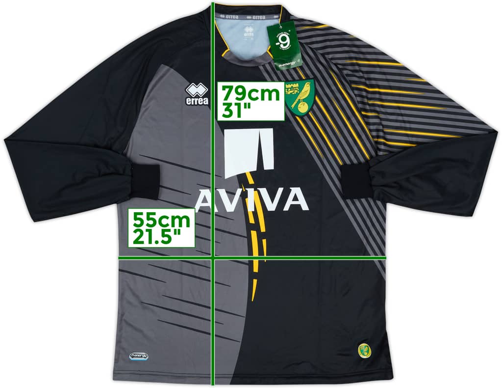 2012-13 Norwich Camiseta de portero (XL)