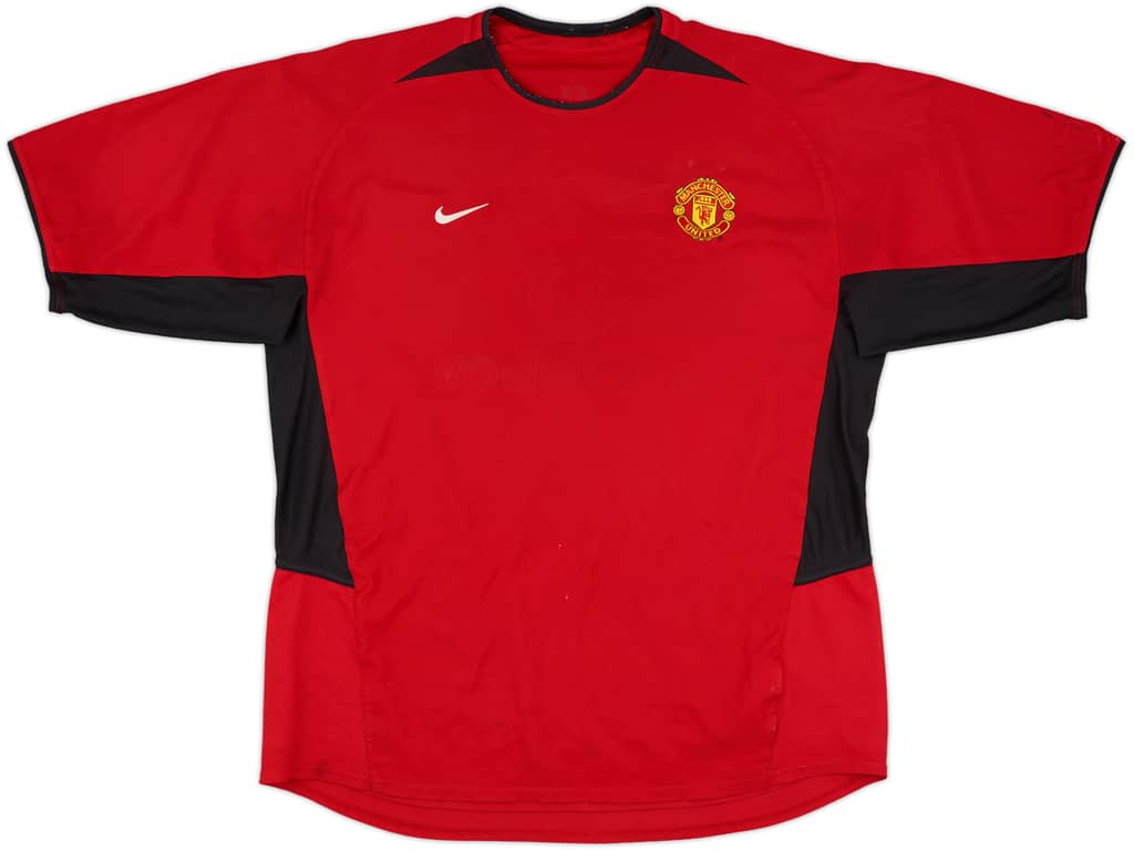 2002-04 Manchester United Home Shirt - 4/10 - (XL)