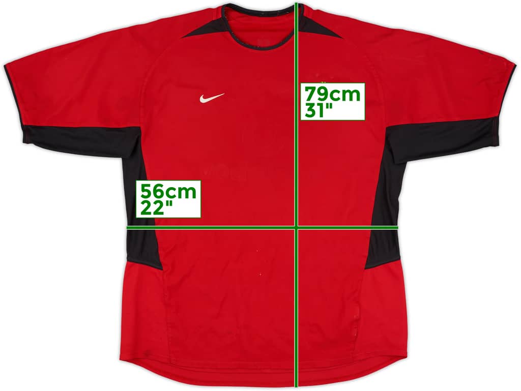 2002-04 Manchester United Home Shirt - 4/10 - (XL)