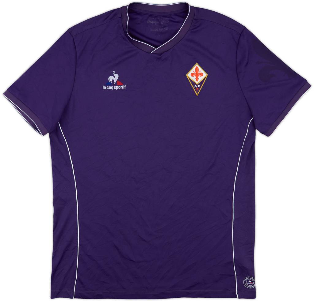 2015-16 Fiorentina Le Coq Sportif Training Shirt - 10/10 - (L)