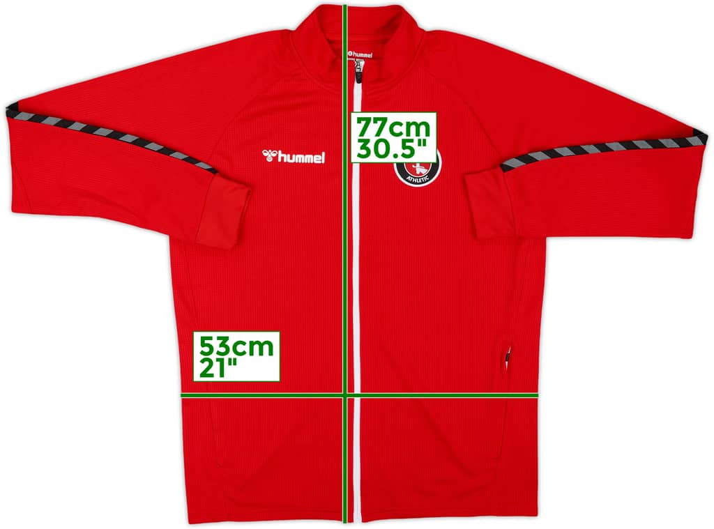 2020-22 Charlton Hummel Track Jacket - 10/10 - (L)
