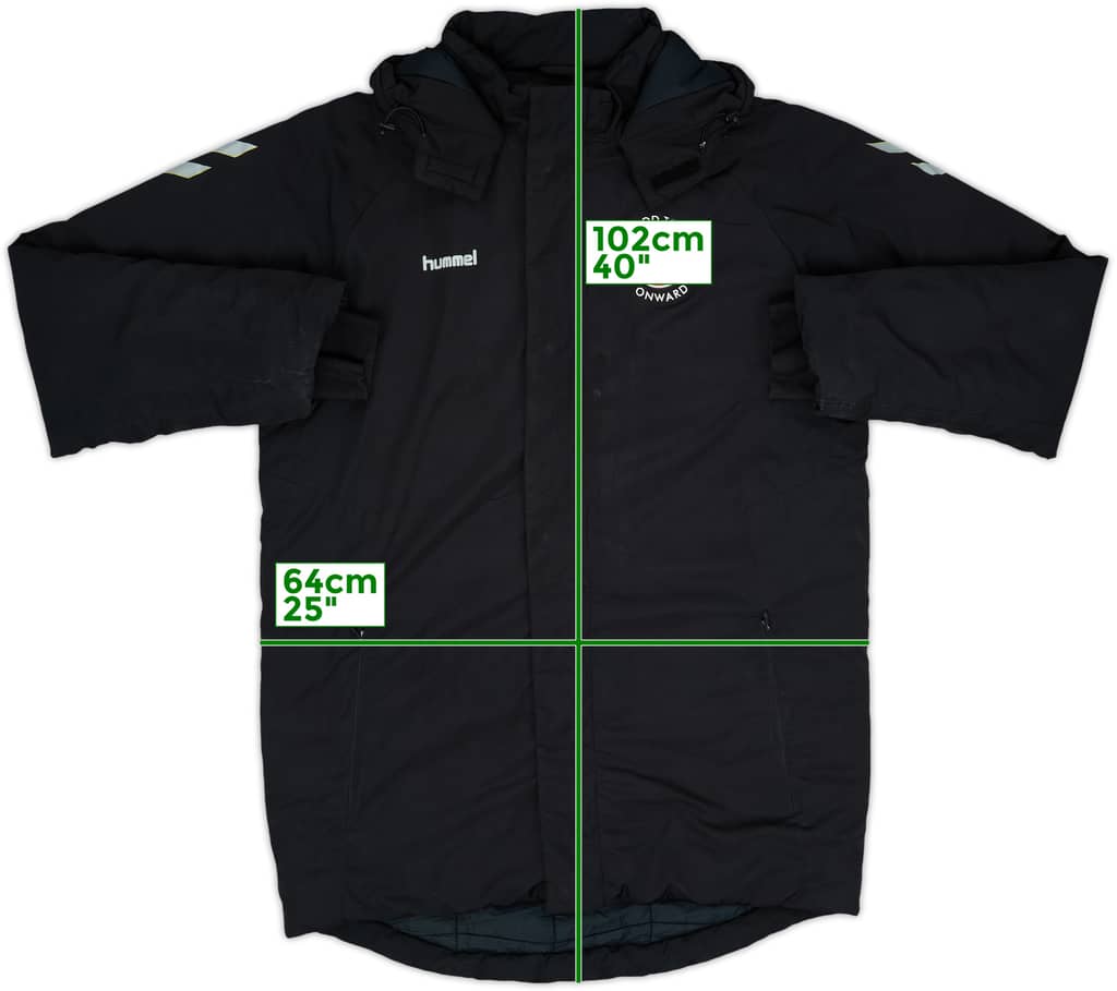 2022-23 Fleetwood Town Hummel Padded Bench Coat - 8/10 - (L)