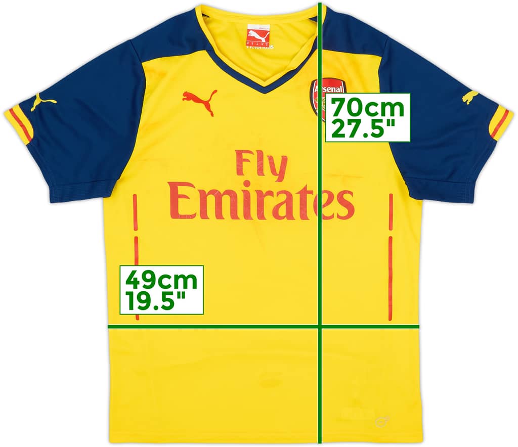 2014-15 Arsenal Away Shirt - 4/10 - (M)