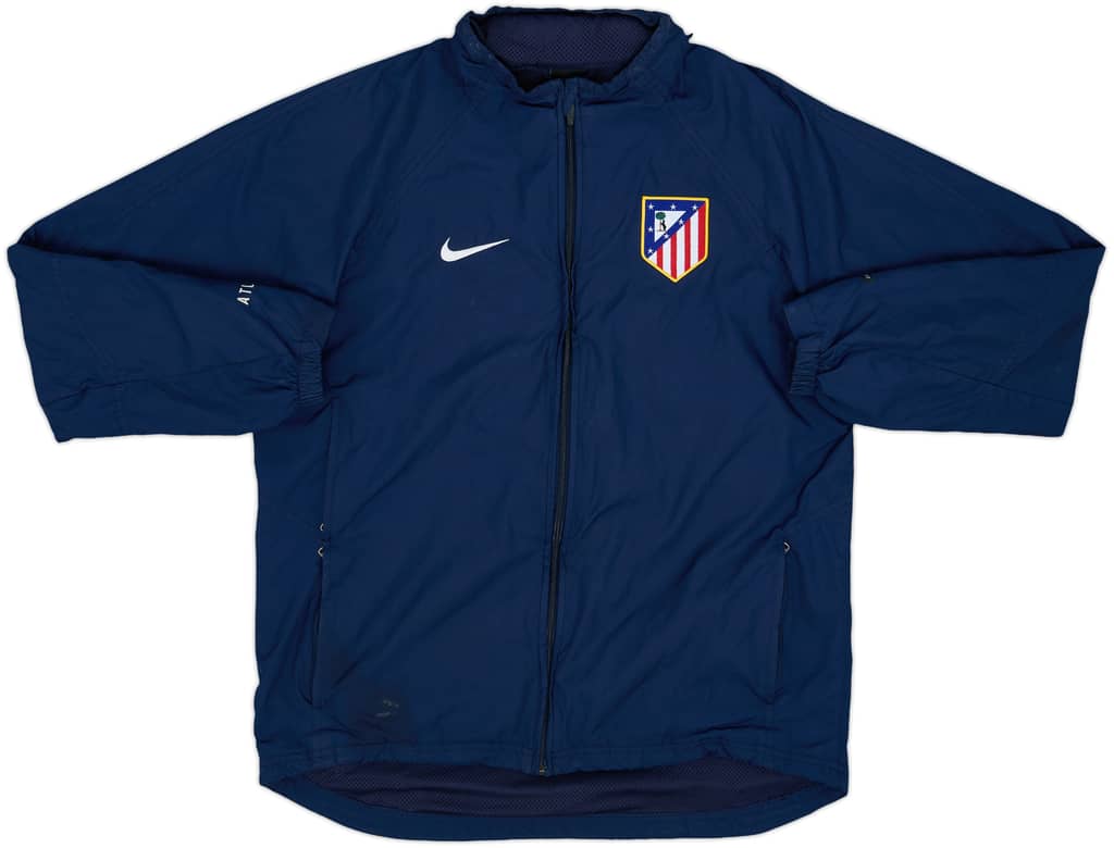 2004-05 Atletico Madrid Nike Hooded Rain Jacket - 6/10 - (S)