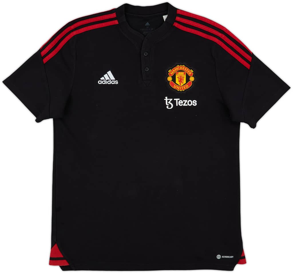 2022-23 Manchester United adidas Polo Shirt - 8/10 - (M)