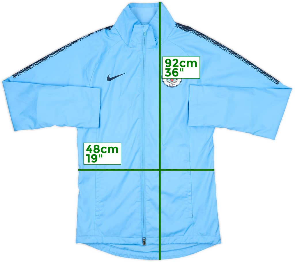 2018-19 Manchester City Nike Track Jacket - 9/10 - (S)