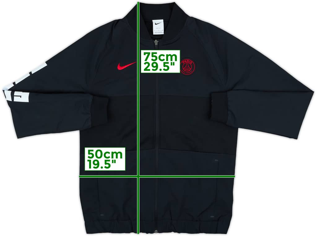 2021-22 Paris Saint-Germain Nike Track Jacket - 8/10 - (S)